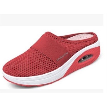 

Women Mesh Lightweight Shoes Woman Slippers Wedge Shoes CO9+CY420