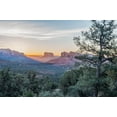 thumbnail image 2 of Tilley, Rob 24x17 Gold Ornate Wood Framed with Double Matting Museum Art Print Titled - Arizona-Sedona Cathedral Rock at sunrise, 2 of 4
