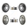thumbnail image 1 of Transit Auto Front Rear Ceramic Pads and Coated Disc Brake Rotors Kit for Car Honda Accord KGA-101744, 1 of 11