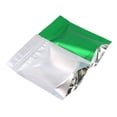 thumbnail image 6 of Pasta Bags 100 Pack - 12x18cm Stand Up Pouches with Resealable Zipper - Frosted Front Matte Green - Dry Food Packaging for Noodles, Grains, Snacks, 6 of 7