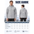thumbnail image 7 of TRYSIL Men's Lightweight Softshell Jacket Hoodie Fleece Lined Warm Rain Waterproof Windbreaker Outdoor Hiking Coat,Size(S-3XL), 7 of 7