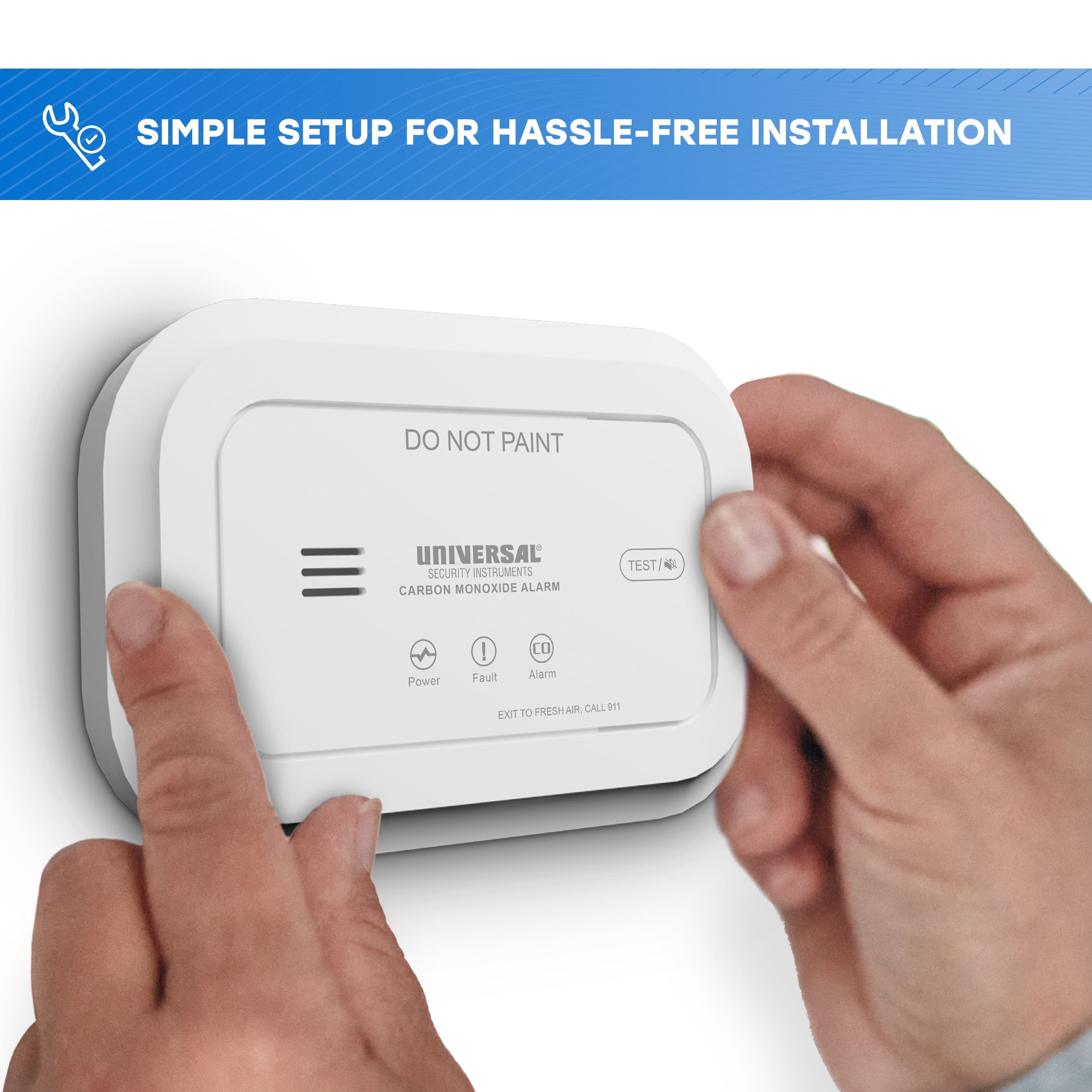 Universal Security Instruments Battery Carbon Monoxide Alarm