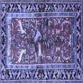 thumbnail image 1 of Ahgly Company Indoor Square Animal Blue Traditional Area Rugs, 5' Square, 1 of 4