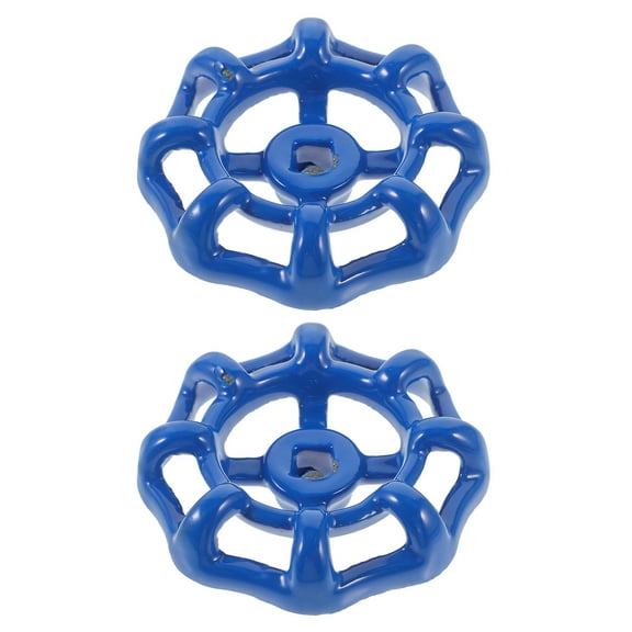 LEXSOMEO 2 pcs Replacement Gate Valve Handwheel Faucet Valve Wheel Handle Metal Hose Bib Handle