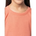 thumbnail image 3 of Fruit of the Loom Girl's Long Sleeve Fleece Pajama Set, 2-Piece, Sizes 4-16, 3 of 8