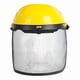 thumbnail image 1 of Casco de seguridad con visera protectora de malla de cara completa para jardín, 1 of 2