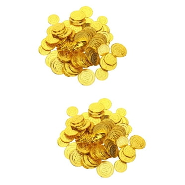 200 Pcs Children’s Toys Coins Pirate Party Supplies for Kids Decorations Pupils
