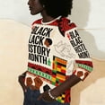 thumbnail image 4 of Blouses for Women Dressy Casual Plus Size,Black History Month African T-Shirt for Women Pride Celebration Shirt Blouse 3/4 Sleeve Crewneck Tshirt Tops, 4 of 9