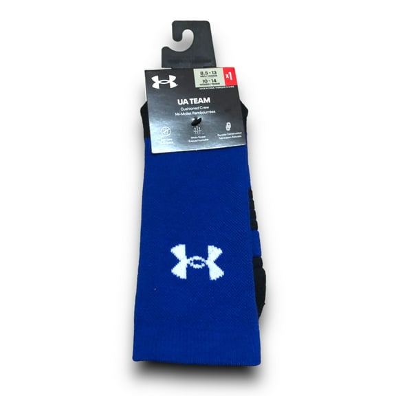 Under Armour UA Team Cushioned Crew Socks - Large
