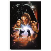 Star Wars: Revenge of the Sith - One Sheet (No Billing Block) Wall Poster, 14.725" x 22.375" Framed