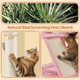 thumbnail image 5 of Yaheetech 57.5''H Cat Tree Tower Cat Tree with 2 Condos, Scratching Posts, Ramp, Pink, 5 of 7