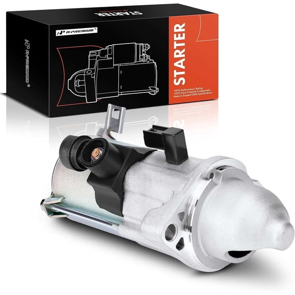 A-Premium Starter Motor Compatible with Honda Accord 2013-2017 2.4L, 12V 1.6KW 9-Teeth Clockwise, Manual Transmission, Replace# 31200-5A2-A01