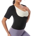 thumbnail image 6 of Aofany Women Waist Trainer Corset Tummy Control Underbust Body Shaper Zipper/Buckle Tops Waist Cincher Short Sleeve Top, 6 of 8