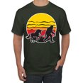 thumbnail image 2 of Wild Bobby Sunset Silhoutte Unicorn and Sasquatch Men Tee, 2 of 6