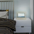 thumbnail image 3 of GUOOL Homyl Modern Glass Photo Frame Geometric Picture Frame Metal Floating Glass Gold Horizontal, 3 of 9