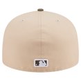 thumbnail image 4 of Men's New Era Light Beige/Olive Milwaukee Brewers Two-Tone Color Pack A-Frame 59FIFTY Fitted Hat, 4 of 5