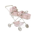 thumbnail image 1 of Teamson Kids Poupée Bébé Princesse à Pois, Lit de Bébé avec Auvent Rétractable et Rangement, Rose/gris, 1 of 8