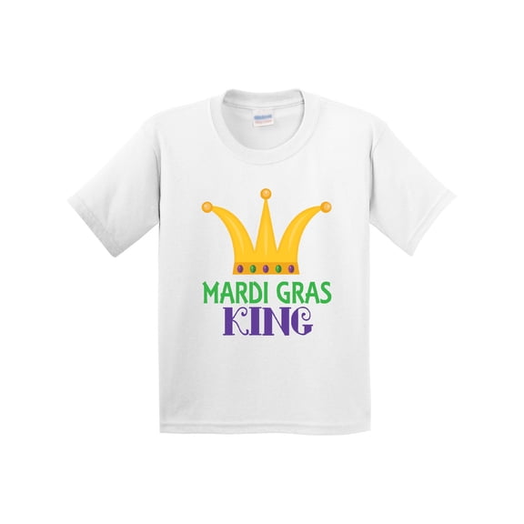 Inktastic Mardi Gras King Celebration Party Youth T-Shirt
