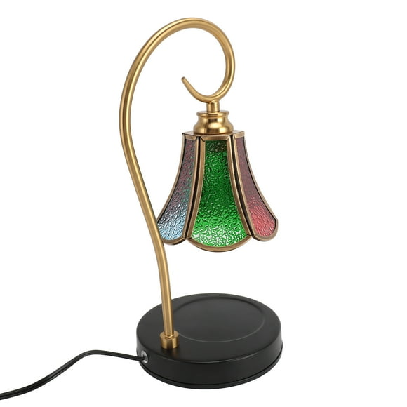 Electric Candle Warmer Lamp, 2H 4H 8H Timing Decorative Smokeless Candle Wax Melting Lamp Dimmable with 2 Bulbs for Bedroom