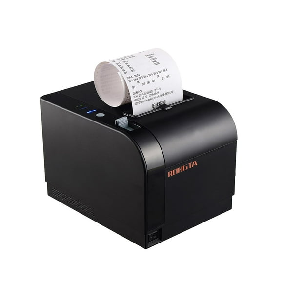 Impresora térmica de recibos Rongta de 80 mm con cortador automático USB/LAN/serial