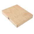 thumbnail image 4 of Wooden Slide Storage Case, Microscope Slide Case Top Hinged Lid Holds 100 Slides  for Biological Science Education, 4 of 7