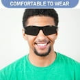 thumbnail image 3 of SOPOTUTU UV Protection Grey PC Sunglasses for Men Cycling Mountain Biking 2Pcs, 3 of 8