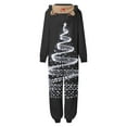 thumbnail image 4 of SwiftWear Christmas Matchign Pajamas Onesie for Family One Piece Loungewear Zipper Jumpsuit Soft Sleepwear, 4 of 4