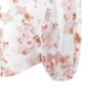 thumbnail image 5 of MHFRRA Camiseta de Manga Larga con Cuello En V y Estampado Floral para Mujer Blanco, 5 of 6