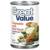 Great Value Vegetable with Beef Stock Canned Soup, 10.5 oz