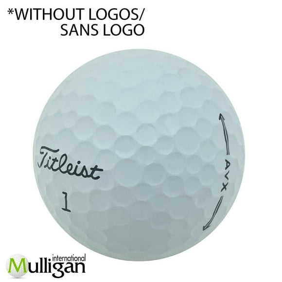 Mulligan - 48 Titleist AVX 5A Pristine Recycled Used Golf Balls, White
