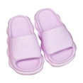 thumbnail image 3 of Abtuhar Girl's Slippers Solid Color Soft Bottom Non Outdoor Breathable Slippers For Girls, 3 of 4