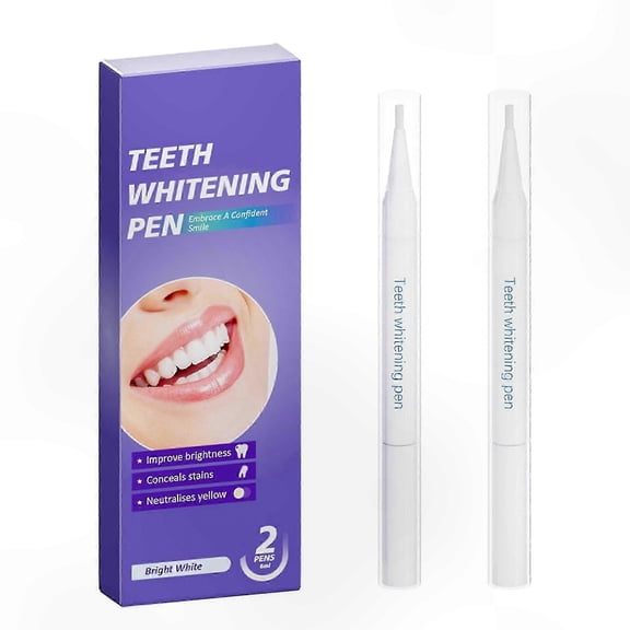 Dual Whitening Pens for Teeth, Advanced Sensitive-Free Formula, Enhances Bright Smile