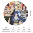 thumbnail image 2 of Fairy Tail Round Tablecloth Print Decorative Table Cover Washable Table Cloths for Dining Party Picnic 60x60in, 2 of 8