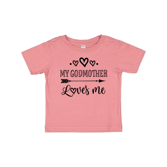 Inktastic My Godmother Loves Me Girls Girls Baby T-Shirt