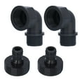 thumbnail image 2 of Hose Elbow, Stable Hose Connector Lightweight  for Garden for Courtyard G3/4 Directional Elbow Female and Male Thread + ,G1 Directional Elbow Female and Male Thread +, 2 of 7