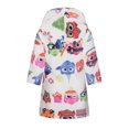 thumbnail image 5 of GDEGE Children Toddler Kids Baby Boys Girls Long Sleeve Pajamas Sleepwear Hooded Warm Comfortable Flannel Towel Cute Cartoon Bathrobe Soft Pajamas Sleepwear, 5 of 8