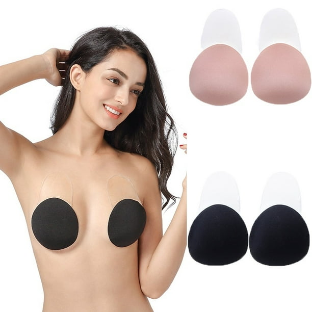 Women Strapless Bra Silicone Self-Adhesive Push Up Rabbit Sticky Nipple  Cover
