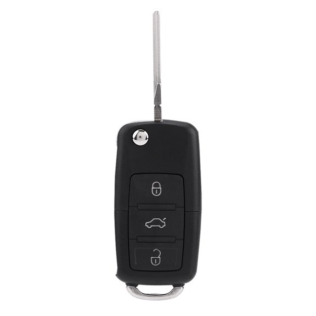 Llave de Automóvil Fob, 433MHz ABS 1K0959753G CLAVE REMOTA PARA LA REATALIZÓN