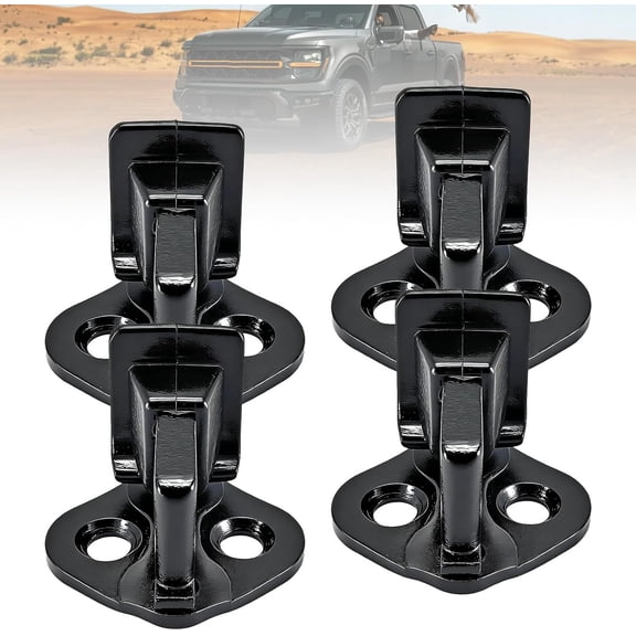 4PCS Door Lock Striker Pin 9L3Z-1522008-A 9L3Z1522008A Compatible with F150 F250 F350 F450 F550 Super Duty 1999-2016 Single Cab or Crew Cab