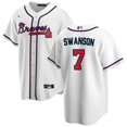 thumbnail image 5 of uniforme de béisbol mlb braves acuna jr swanson harris ii warriors jersey bordado, 5 of 5
