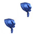 thumbnail image 3 of sweethay Gorro de pelo estampado para mujer, gorro de moda para la cabeza, pañuelo para la cabeza, gorro para dormir, envolturas para el pelo Azul real 2Conjunto, 3 of 5