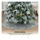 thumbnail image 2 of Pie de Arbol de Navidad Afelpado, Falda para Árbol Tipo Piel Artificial Esquimal (Gris, Chico), 2 of 6