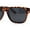 Tortoise - Black, variant on Polarized Mens Simple Light Weight Horn Rim Gentlemanly Hipster Rectangle Sunglasses Tortoise - Black