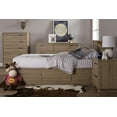 thumbnail image 4 of South Shore Fynn 2-Drawer Nightstand - End Table with Storage for Child, in Rustic Oak, 4 of 8