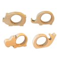 thumbnail image 2 of Coin Bank Creative Wood Animal Design Money Bank Piggy Bank Desk Decoration, 2 of 7