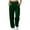 Army Green, variant on RQYYD Women's V Crossover Waist Sweatpants Baggy Y2K Jogger Pants Wide Leg Fleeced Lounge Pants