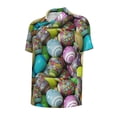 thumbnail image 3 of Daiia Easter Egg1 Pattern Men’s Polo Shirts,Solid Deck Shirt,Classic Fit, Breathable Cotton Polo for Casual and Sport Wear-4X-Large, 3 of 9