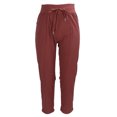 thumbnail image 1 of Joggers de fitness, pantalones de chándal informales con cordón, pantalones de chándal para mujer, pantalones de chándal para correr, funcionamiento suave, 1 of 8