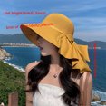 thumbnail image 3 of fatyb Women's Summer Sun Hats Wide Brim Sun Protection Outdoor Bucket Hats for Beach Fishing Hiking, 3 of 5