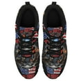 thumbnail image 2 of American Flag By Birth Welder By Choice Running Shoes Sneakers Mesh Black Size 11.5, 2 of 5